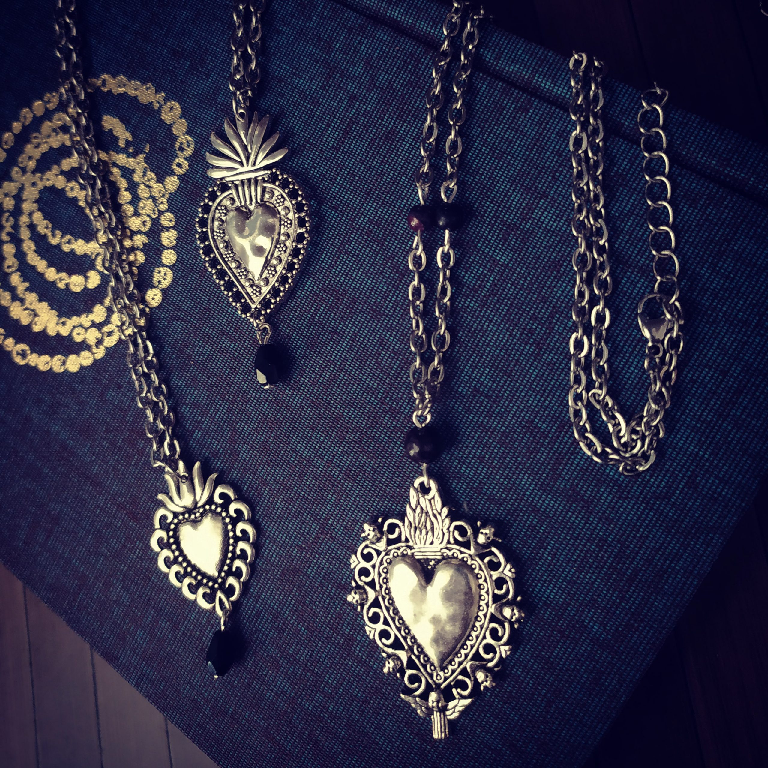 collier cœur ex voto