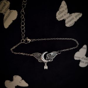 bracelet papillon lune