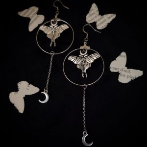 Boucles d'oreilles Papillon de Lune