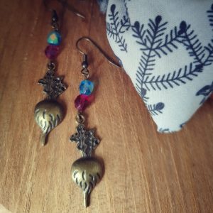 boucles d'oreilles radis de Luna