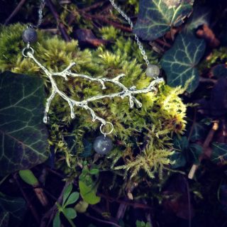 collier arbre féerique labradorite