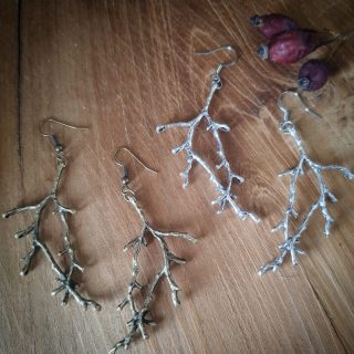 boucles d'oreilles branche