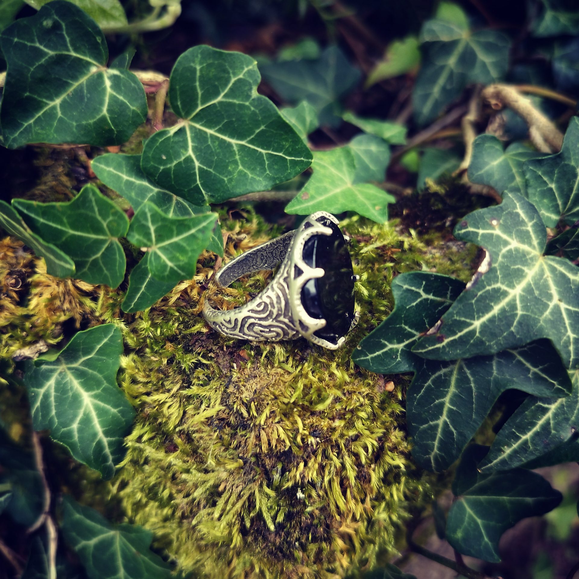 Bague chevalière Chemin sinueux – Image 2