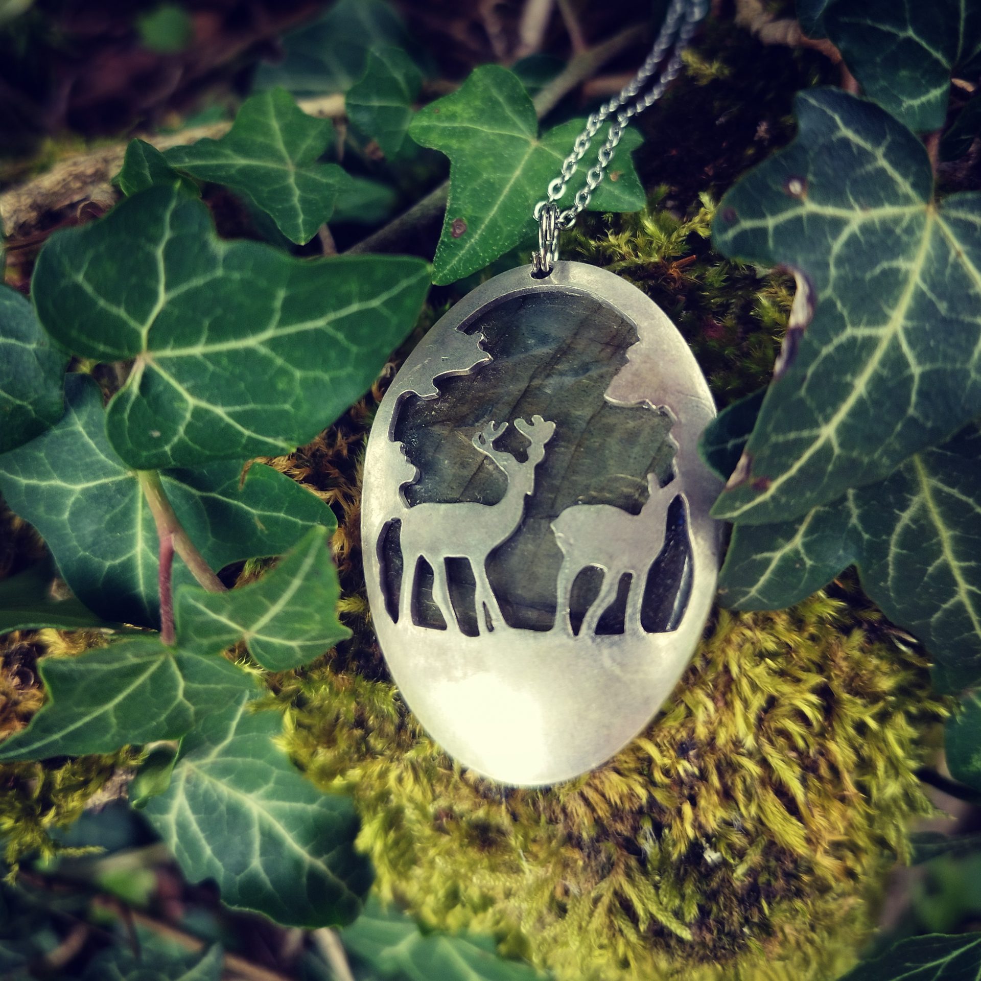 collier cerf dernière lueur